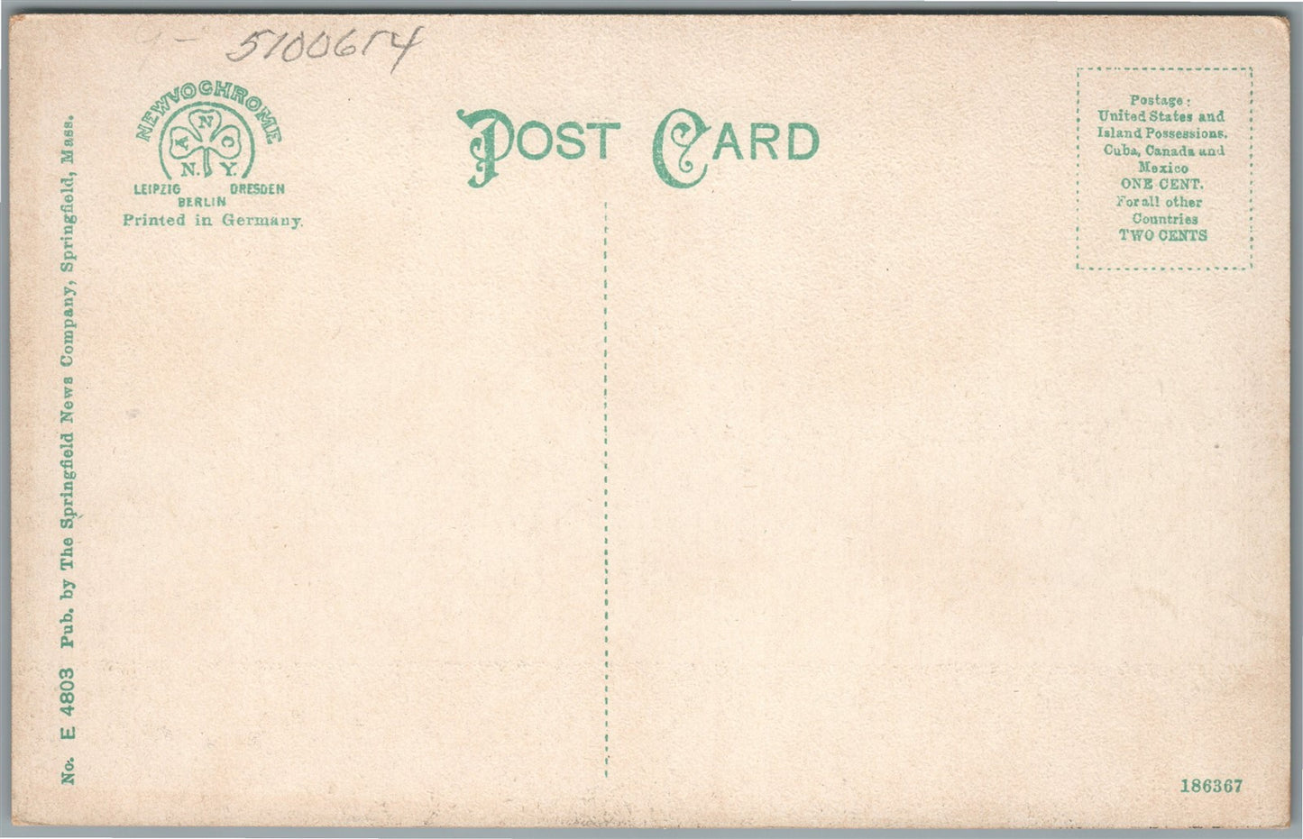 PALMER FAIR MA ANTIQUE POSTCARD