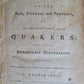 1774 HISTORY of QUAKERS by WILLIAM SEWEL antique AMERICANA Burlington NJ FOLIO