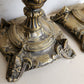 19th century RUSSIAN or POLISH PAIR of SABBATH CANDLESTICKS antique RARE Judaica