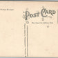 WAUPON WI EXAGGERATED APPLES ANTIQUE POSTCARD