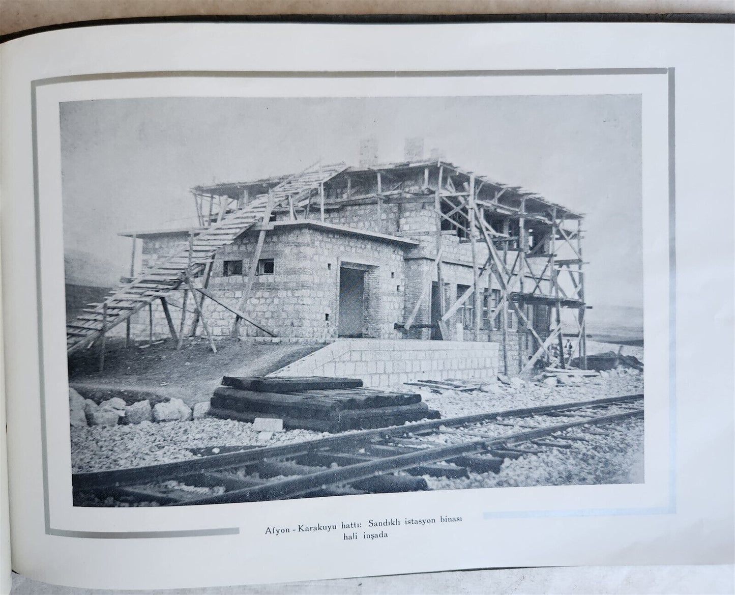 1935 TURKISH RAILWAYS MEMORIAL ALBUM antique FULLY ILLUSTRATED