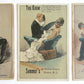 ROMANTIC COUPLE SET OF 3 ANTIQUE VICTORIAN TRADE CARDS