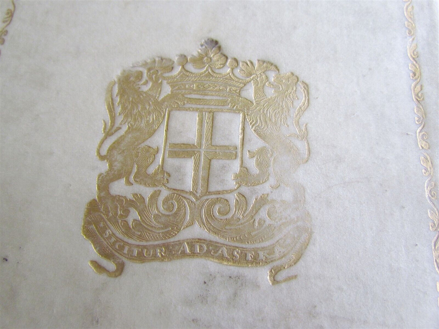 1752 antique SCHOOL PRIZED VELLUM BINDING J.F. REITZIUS De ambiguis mediis