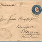 ARGENTINA BUENOS AIRES to BARMEN GERMANY ANTIQUE COVER