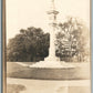 PRINCETON NJ University Sun Dial Monument ANTIQUE REAL PHOTO POSTCARD RPPC