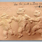 TEDDY BEARS DANCING ANTIQUE EMBOSSED POSTCARD
