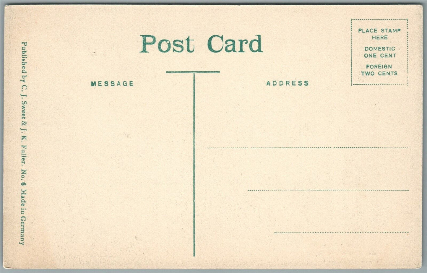 BLACK RIVER NY MAPLE STREET ANTIQUE POSTCARD