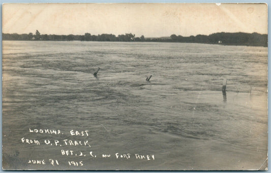 FORT RILEY KS ANTIQUE REAL PHOTO POSTCARD RPPC