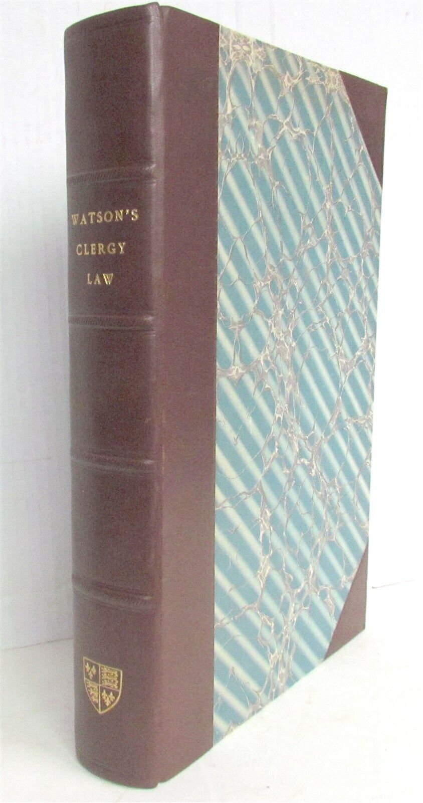 1747 CLERGY-MANS LAW by WILLIAM WATSON antique in ENGLISH FOLIO