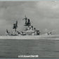 MILITARY SHIP USS HORNE VINTAGE REAL PHOTO POSTCARD RPPC