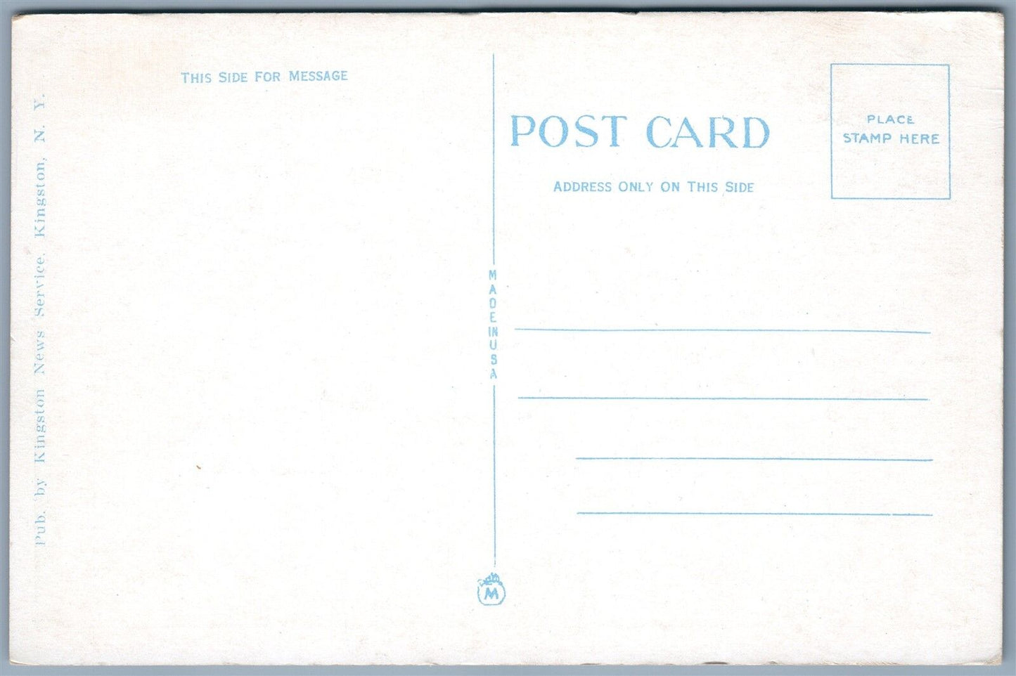 ACRA NY EDMUND'S CHAPEL ANTIQUE POSTCARD