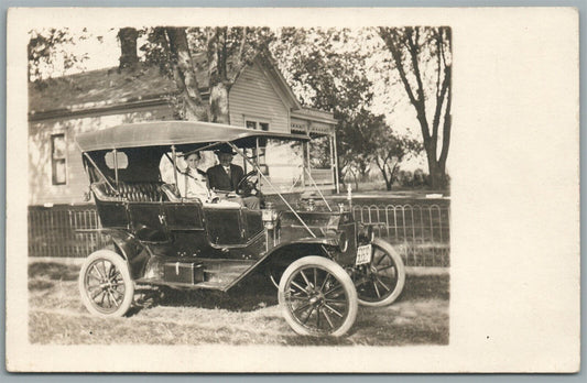 VINTAGE CAR ANTIQUE REAL PHOTO POSTCARD RPPC