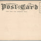 PHILLIPSBURG NJ GREEN'S BRIDGE ANTIQUE POSTCARD