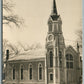 THOMASTON ME BAPTIST CHURCH ANTIQUE REAL PHOTO POSTCARD RPPC
