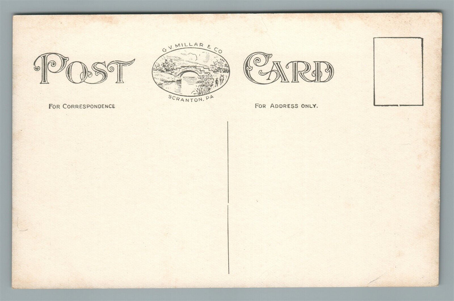 BUCK HILL PA GOLF LINKS ANTIQUE POSTCARD