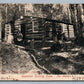 CANADIAN HUNTING CAMP ANTIQUE POSTCARD