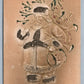 SANTA w/ CHRISTMAS TREE w/ TOYS EMBOSSED ANTIQUE POSTCARD