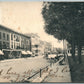 NEWTON NJ SPRING STREET UNDIVIDED 1910 ANTIQUE POSTCARD w/ CORK CANCEL