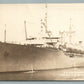 US ARMY TRANSPORT GENERAL MORTON MILITARY SHIP VINTAGE REAL PHOTO POSTCARD RPPC