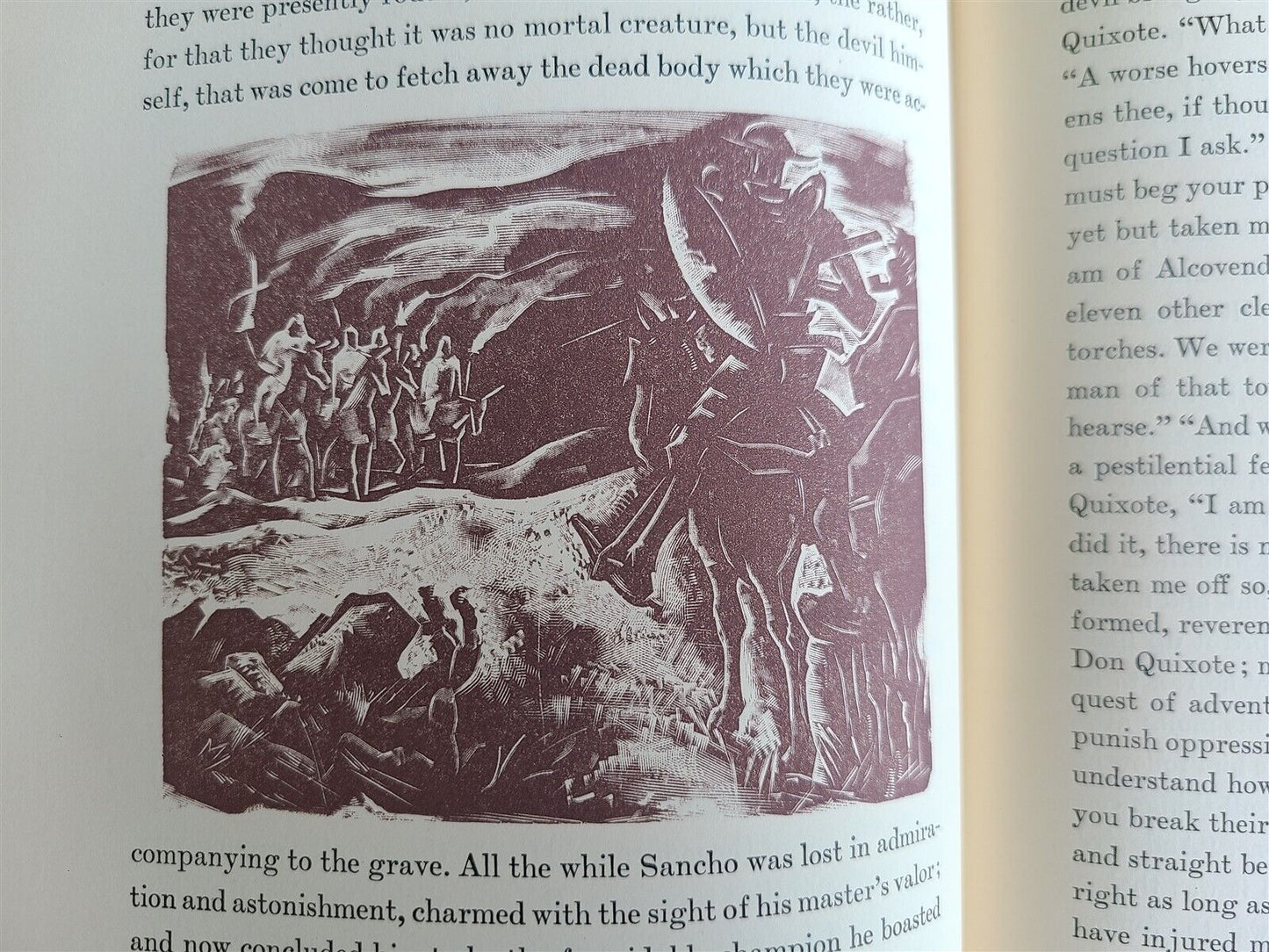 1941 FIRST PART of LIFE of DON QUIXOTE DE LA MANCHA illustrated VINTAGE