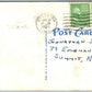 STOCKTON NJ BRIDGE OVER DELAWARE 1954 VINTAGE POSTCARD