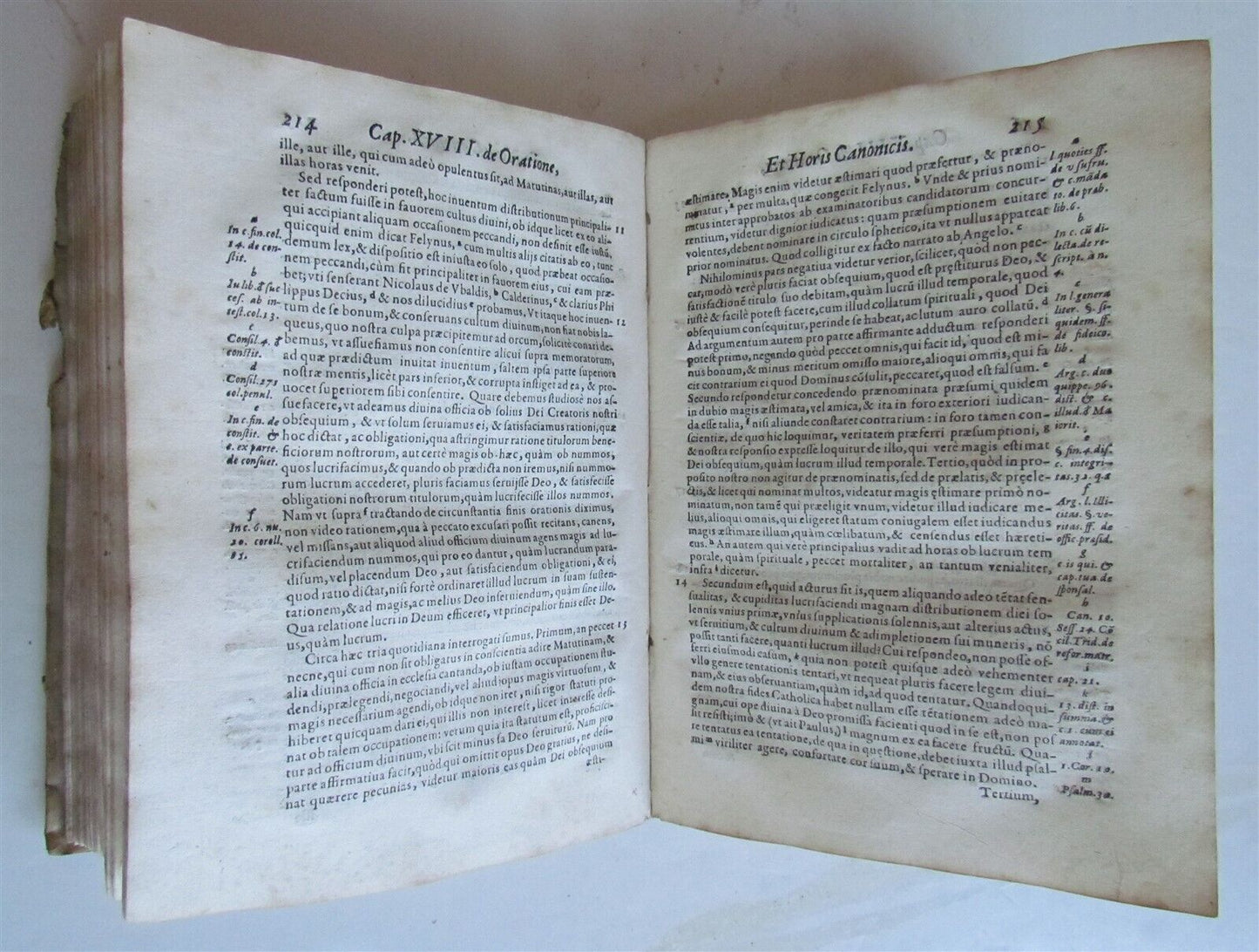 1586 PRAYER MANUAL by Spanish theologian Martin de Azpilcueta antique VELLUM