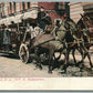 NEW YORK NY FIRE TRUCK 157 E. 167 STREET ANTIQUE POSTCARD