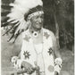 AMERICAN INDIAN CHIEF SHAWANO WI 1954 VINTAGE REAL PHOTO POSTCARD RPPC