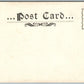 JOHNSTOWN PA SOMERSET STREET UNDIVIDED ANTIQUE POSTCARD