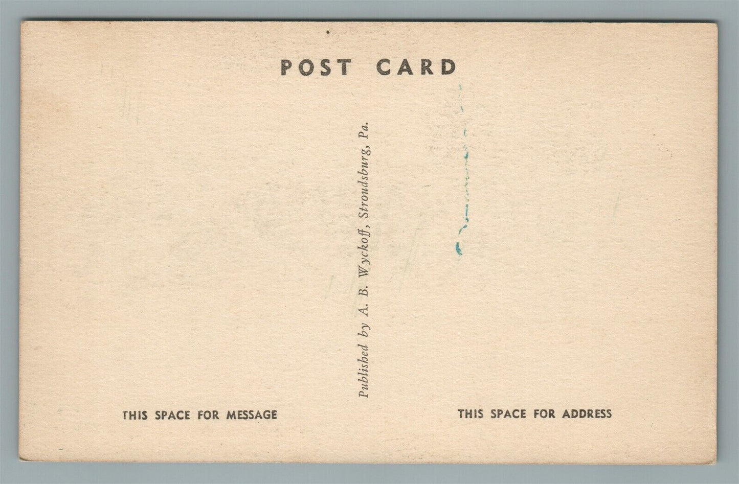 DELAWARE WATER GAP PA GOLF COURSE ANTIQUE POSTCARD