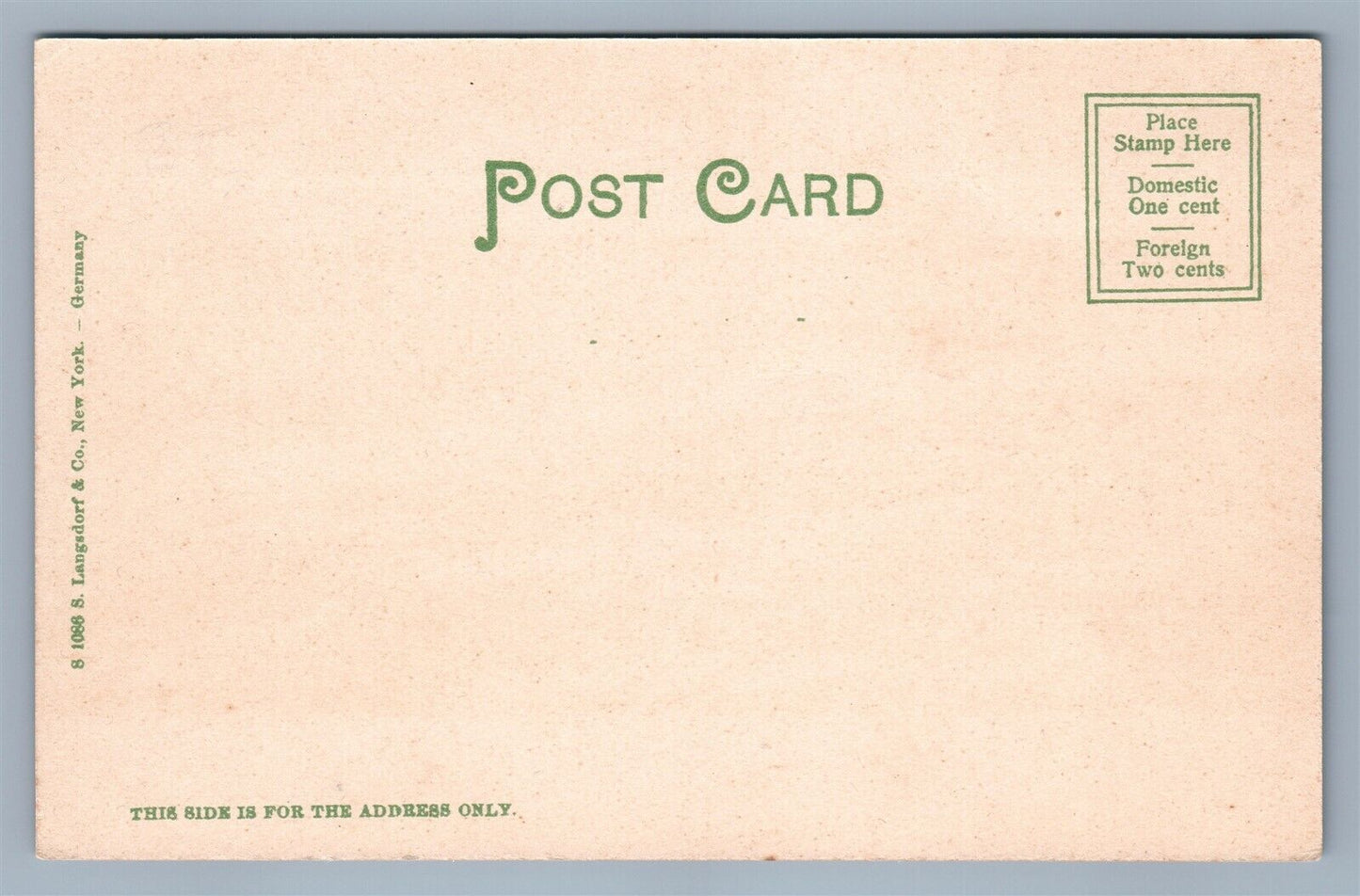 SACO ME YORK MILLS UNDIVIDED ANTIQUE POSTCARD
