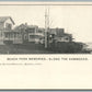 BEACH PARK MEMORIES ALONG THE HAMMOCKS ANTIQUE POSTCARD