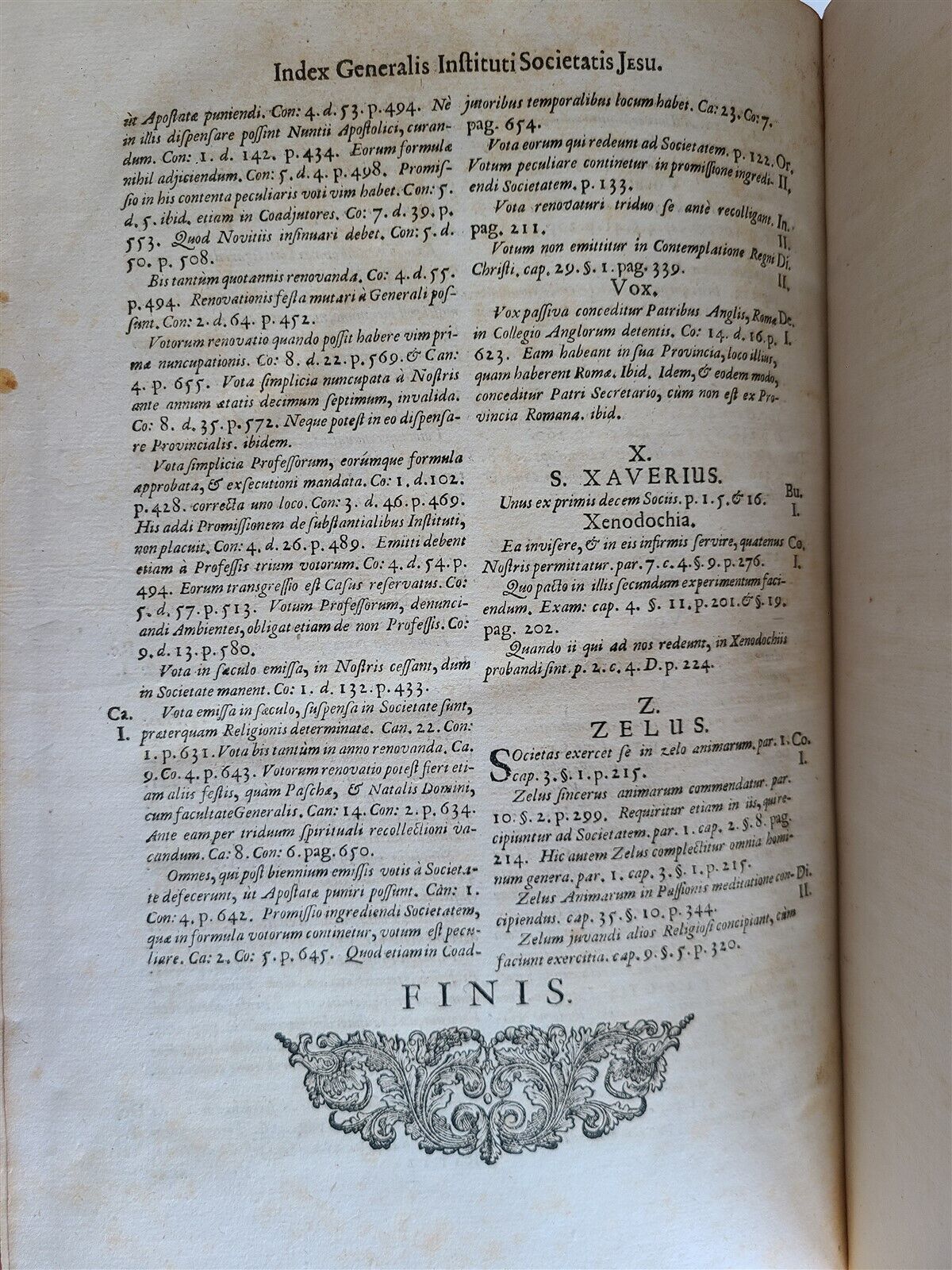 1705 REGULATIONS of JESUIT ORDER PIGSKIN BOUND FOLIO PRINTED IN PRAGUE antique