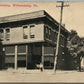 WILLIAMSBURG PA DETWILER BUILDING ANTIQUE POSTCARD