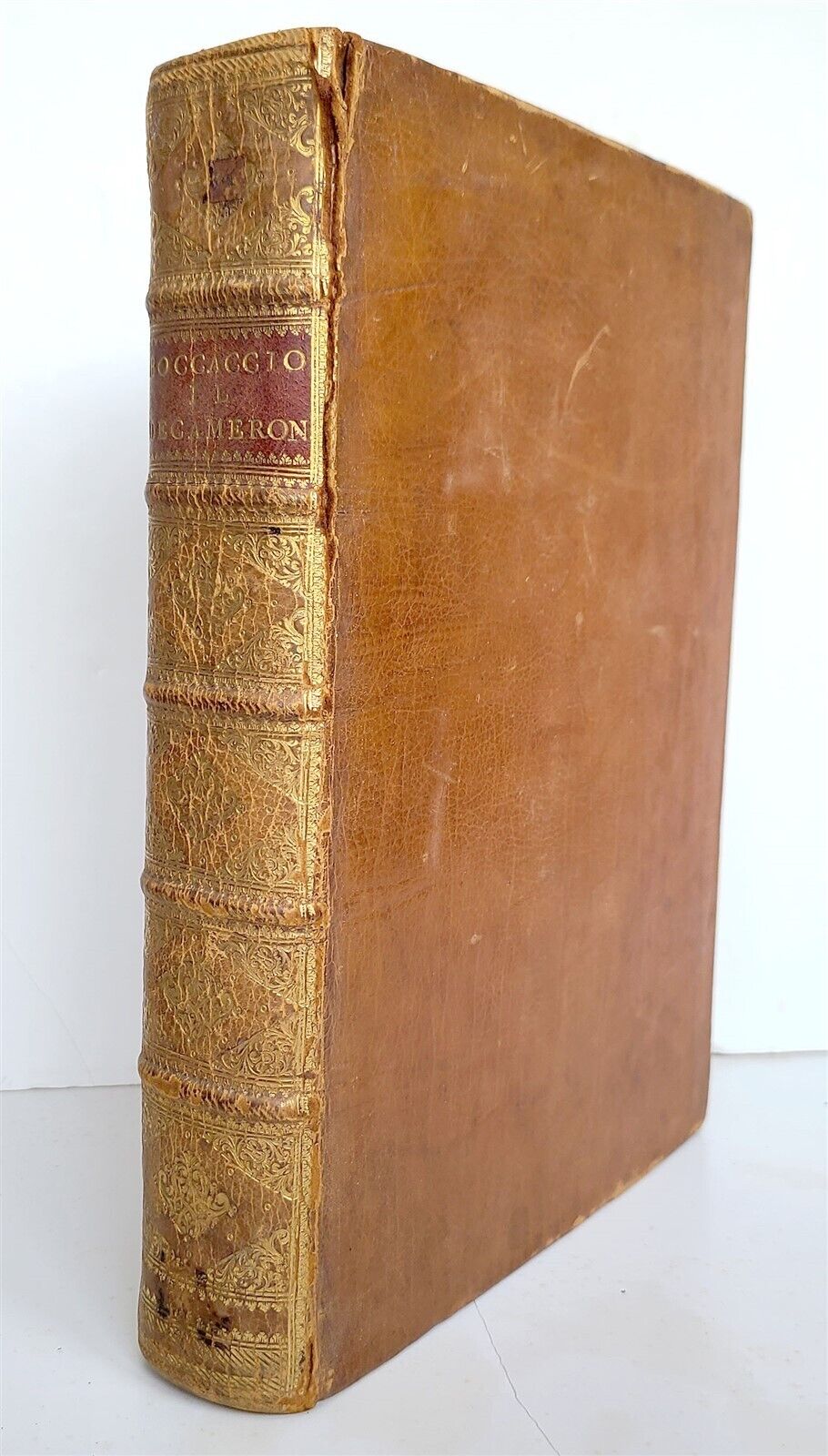 1761 BOCACCIO IL DECAMERON antique in ITALIAN