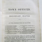 1847 GUIDE TO OFFICERS of TOWNS by CHARLES FOX antique NEW HAMPSHIRE AMERICANA