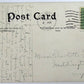 ANTIQUE 1909 POSTCARD CRESCENT PARK & OSWEGATCHIE RIVER OGDENSBURG N.Y.