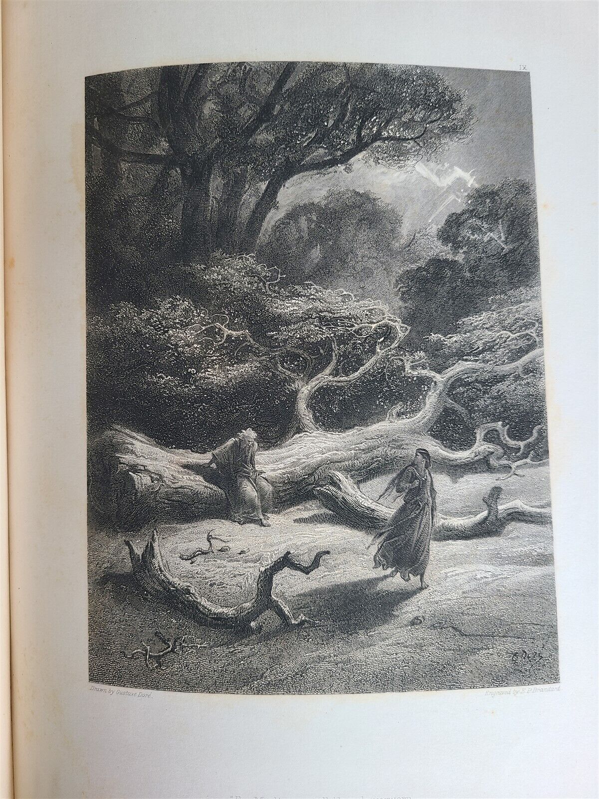 1867 GUSTAVE DORE ILLUSTRATED VIVIEN by ALFRED TENNYSON antique FOLIO poetry