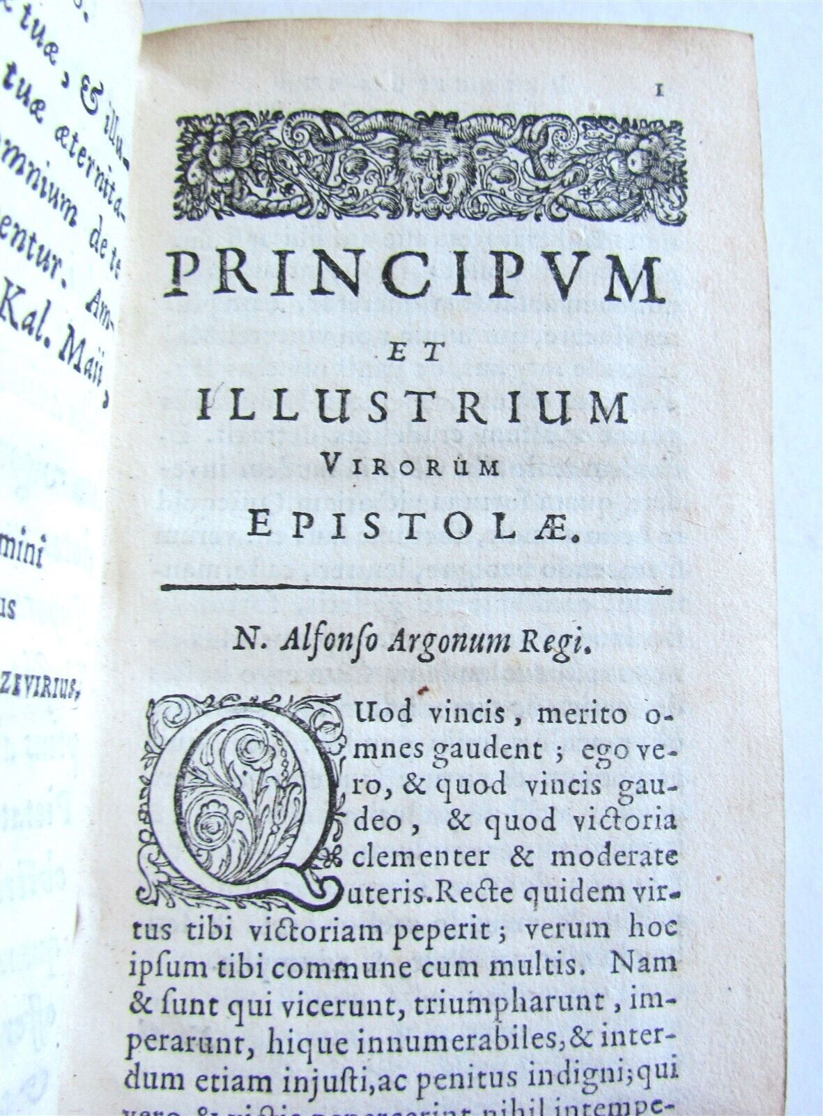 1644 Principum et illustrium virorum epistolae antique Elzevier Press VELLUM