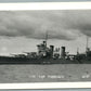 MILITARY SHIP USS SAN FRANCISCO WWII VINTAGE REAL PHOTO POSTCARD RPPC