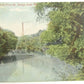 ANTIQUE 1909 POSTCARD CODORUS CREEK FROM PENN ST. BRIDGE YORK PA