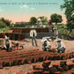 ADOBE INDIAN BRICK MAKERS on ROAD OF THOUSAND WONDERS ANTIQUE POSTCARD