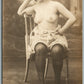 FEMALE PHOTO MODEL ANTIQUE AMERICAN POSTCARD RPPC