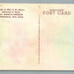 WILLIAMSTOWN NJ ST.MARY'S CHURCH WELL ANTIQUE POSTCARD