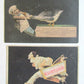 COOK & DUCK - CLOWN & CATS SET OF 2 ANTIQUE VICTORIAN TRADE CARDS