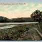 LOCK HAVEN PA SCENE 1912 ANTIQUE POSTCARD