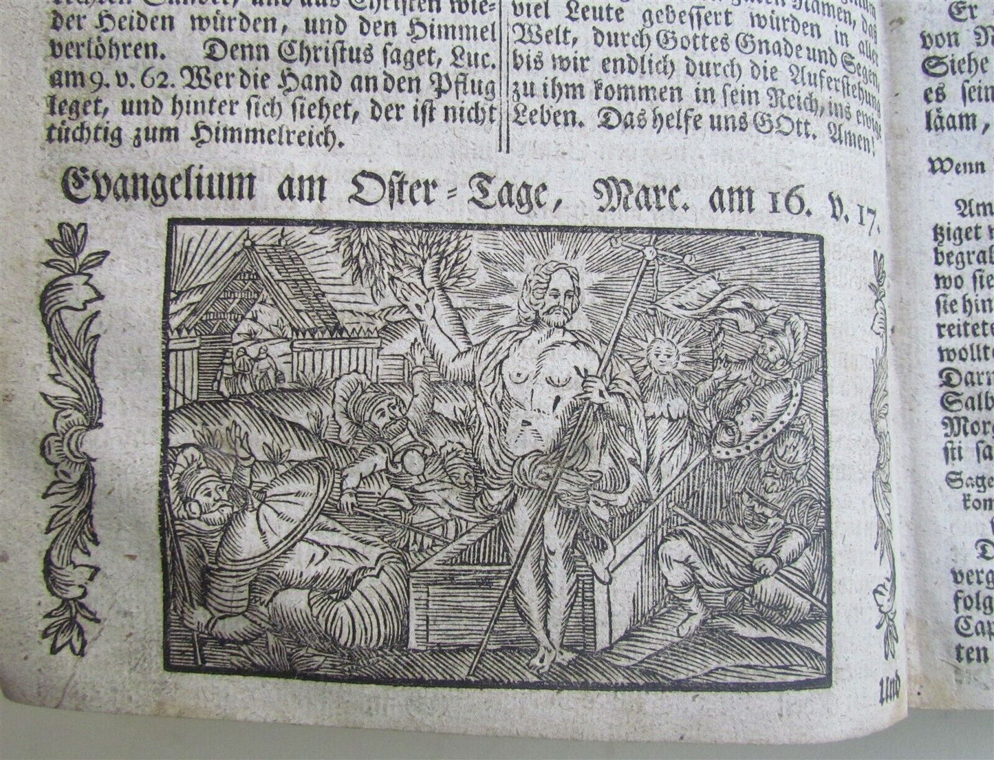 1785 LUTHERAN BIBLE in GERMAN ILLUSTRATED edited Johann Spangenberg ANTIQUE