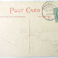 ANTIQUE 1910 POSTCARD OPERA HOUSE & POST OFFICE NEWTON N.J.