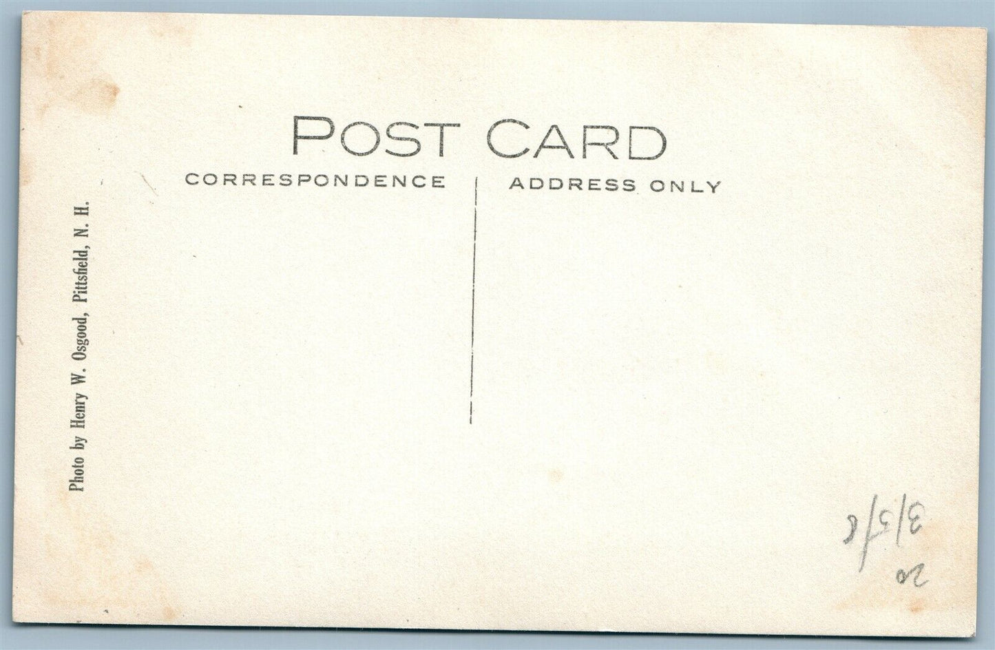 PITTSFIELD NH AMERICAN BAND ANTIQUE REAL PHOTO POSTCARD RPPC