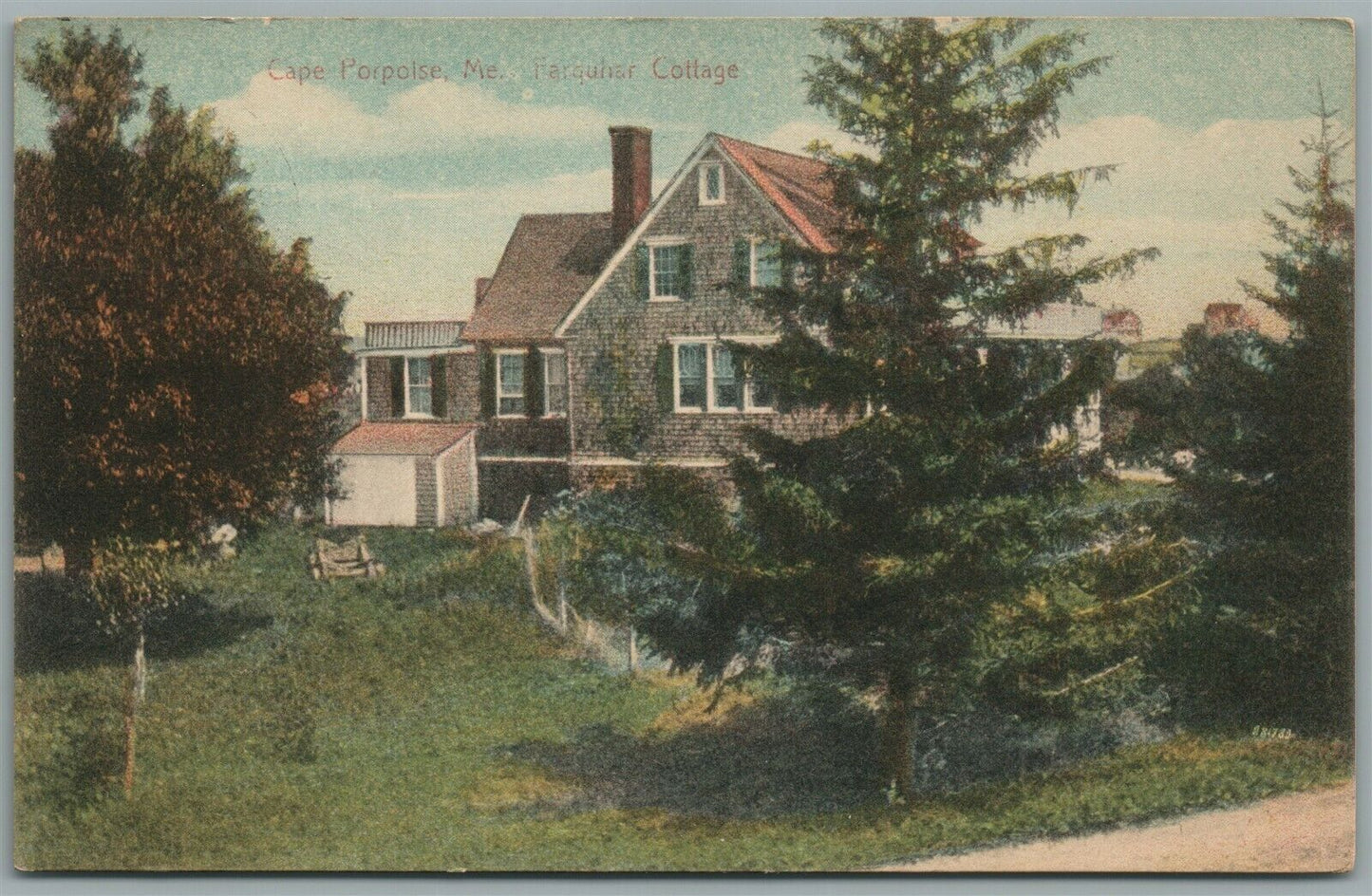 PORPOISE ME FARQUHAR COTTAGE ANTIQUE POSTCARD